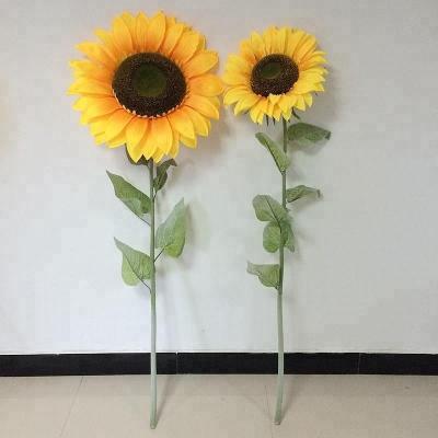 China Wholesale Artificial Sunflower Customized Long Stem Decorative Sunflower Large for sale