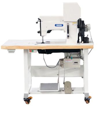 China Double Needle Heavy Duty Compound Feed Lockstitch Sewing Machine for sale