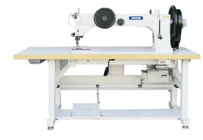 China Long Arm Extremely Heavy Duty Drop Feed Walking Foot Lockstitch Sewing Machine for sale