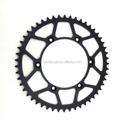 China High Quality Motorcycle 45# Steel Rear Sprocket Motor Gear #520 51T for sale