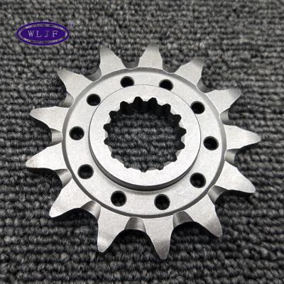 China 20CrMnTi Motorcycle Selfclean Lightweight Front Steel Sprocket 520 13T for sale