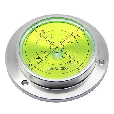 China Aluminum alloy Metal flange level gauge bubble8015 high precision level gauge  bubble crane, bubble level gauge for sale