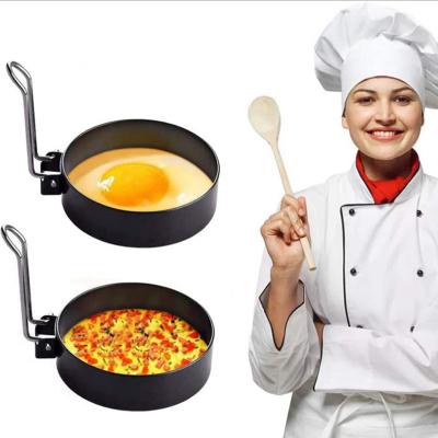 China Non Viable Stick Egg Rings For Frying / Fried Eggs / Mcmuffin Pancakes / Omelet Crumpets for sale