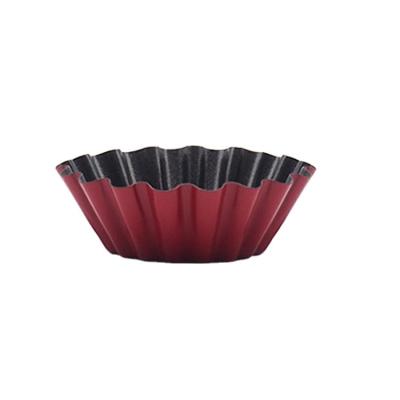 China Fruit Tart Pan Cake Mold New Viable Non-Stick Small Flower Shaped Carbon Steel Eggs for sale