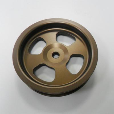 China Custom Precision Aluminum V-Belt Fan Pulley Aluminum Manufacturing Equipment Custom Machined Part for sale