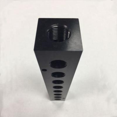 China High Precision CNC Machinery CNC Machining 6061 Black Anodic Oxidation Aluminum Parts for sale