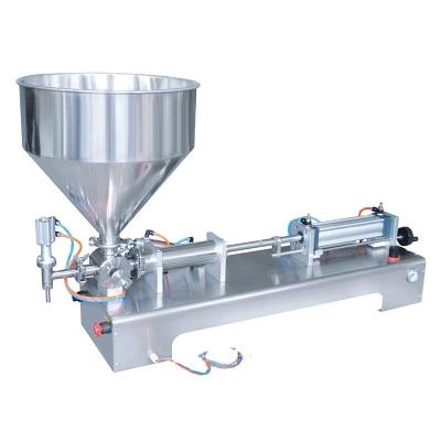 China Semi-automatic Paste Filler GCG-A Table Type Cosmetic Filler Paste Filling Machine With Stainless Steel Body And Parts for sale