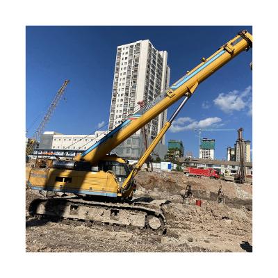 China Construction worksÂ   33.7m Arm 3t 25t Hooks Used 25 Ton XGC25T Mini Crawler Crane for sale