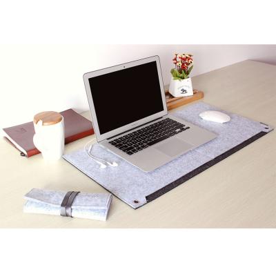 China Viable The Best Rectangle Eco-Friendly Felt Protector Mat Computer Desk Mat for sale