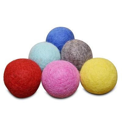 China High quality environmental protection/fashion multiple color decoration wool balls for Christmas tree decorations for sale