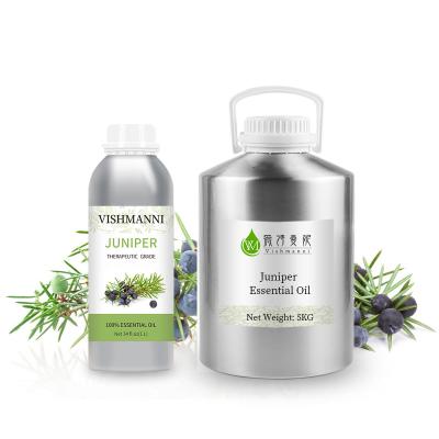 China Subraye el enebro orgánico puro Berry Essential Oil de los aceites esenciales del removedor 100 en venta