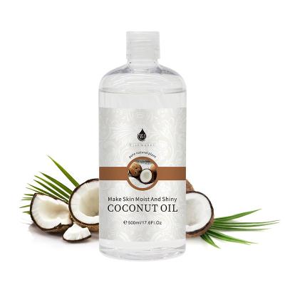 China 500ML Virgin Organic Cold Pressed Coconut Oil Colorless For Handmade Soap for sale