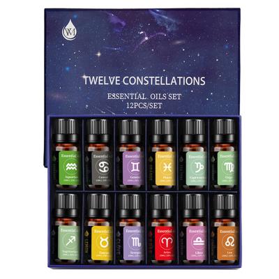 Κίνα Για πολλές χρήσεις ουσιαστικά έλαια 12pcs Aromatherapy καθορισμένα, οργανικό ουσιαστικό έλαιο καθορισμένο 10ml προς πώληση