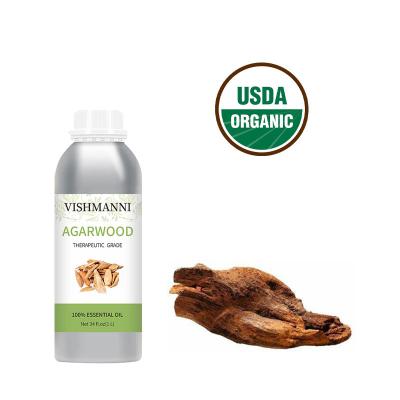 China Óleo orgânico de Agarwood do preço de grosso para VOLUME do ÓLEO ESSENCIAL da massagem/cosméticos à venda