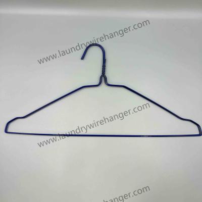 Κίνα 18-inch Powder Coated White Laundry Wire Hanger, 14.5 Gauge for Laundry Shops προς πώληση