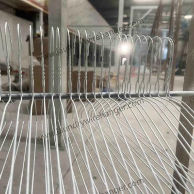 Chine 18inch Disposable Wire Suit Hanger For Dry Cleaner à vendre