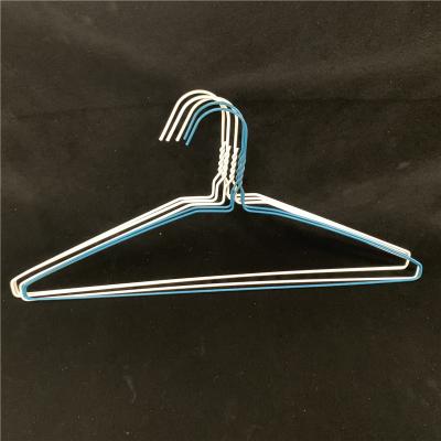 China Heavy Coats Clothes Wire Hanger , Dry Cleaning Store Metal Clothes Hanger for sale