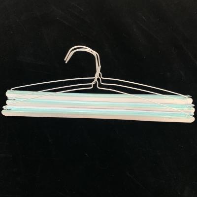 China Witte Korte Kleerhangers, Diameter 2.5mm Wasserijwinkel/HotelKleerhangers Te koop