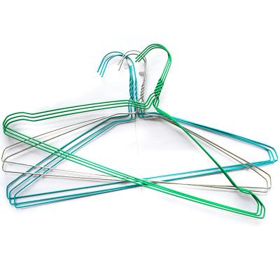 China Strong Anti Slip 18 Inches Wire Dry Cleaning Hangers for sale