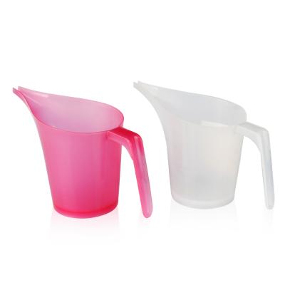 China 1000ml Polypropylene Sustainable Plastic Measuring Jug , Funnel Pitcher Ready To Ship for sale