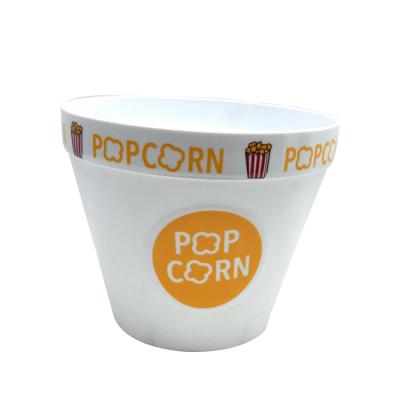 China Sustainable BPA Free Plastic Popcorn Bucket , Popcorn Serving Bucket Assorted Colors for sale