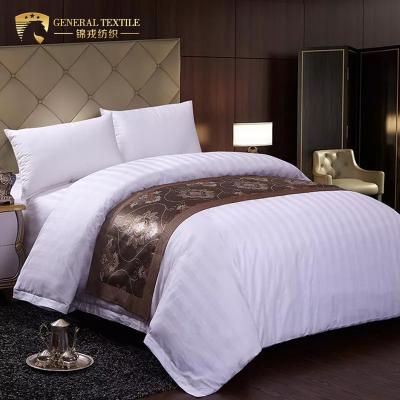 China Best Hotel Nondisposable Collection Egyptian Cotton Stripe Queen Bedding Set for sale