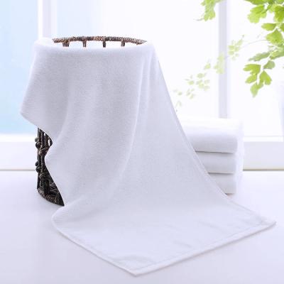 China Hotel 100% Luxury Wholesale Hypoallergenic Cotton Terry Bathe Towels White for sale