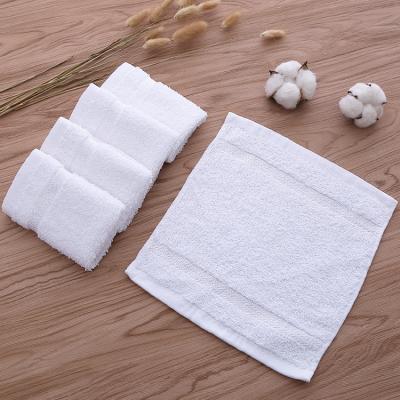 China Sustainable Customized Eco Cotton Face Washcloth Towel Soft 100% Cotton for sale