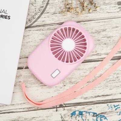 China 2022 New Designed Low Noise Mini Square ABS+PP Mute Handy Camera Creative USB Rechargeable Low Noise Desktop Handheld Portable Fan for sale