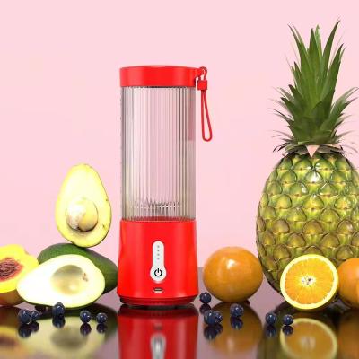 China Ice crushing blender Portatil 450ML licuadora filtro Usb type-c 2022 6 blade mini rechargeable LOW NOISE portable blender blender 4000mAh juicer for sale