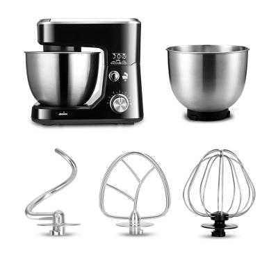 China Bowl-Lift design 3 in 1 Egg Flour Mixer Batidora Bakery Kitchen Spiral Mixer Bread Dough Mixer Cake Mixer Machine Stand Baking Planetary Food Mixer for sale