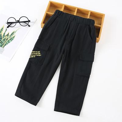 China Hip Hop Children's Pants 2021 Spring And Autumn New Boys And Girls Casual Pants Korean Loose Woven Pants Trend for sale