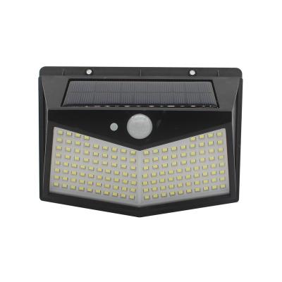 China This Sider Illimination Hot Sale 212 LED Solar Interaction Wall Lamp Four Solar Garden Light IP65 ROHS 50000 Solar 50000 for sale