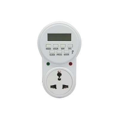 China Digital News Plug-in Timer Switch 2021 Timer Electronic Programmable Mains Countdown Timer Plug-in Timer for sale