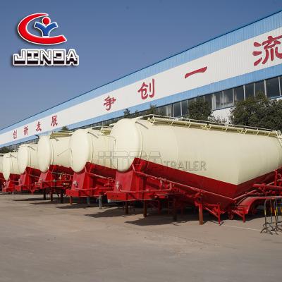 China Hot sale of Jinda Trailer Manufacturing Factory 3axle 38m3 45 m3 powder tanker semi-trailer truck trailer in Ethiopia for sale