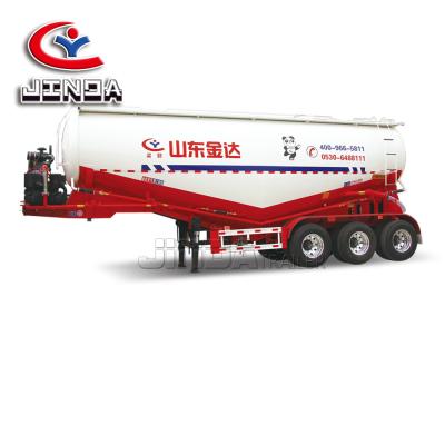 China Jinda Trailer Manufacturing Factory Good quality 3 axle 45 m3 cement tank semi trailer / powder tanker truck trailer for sale