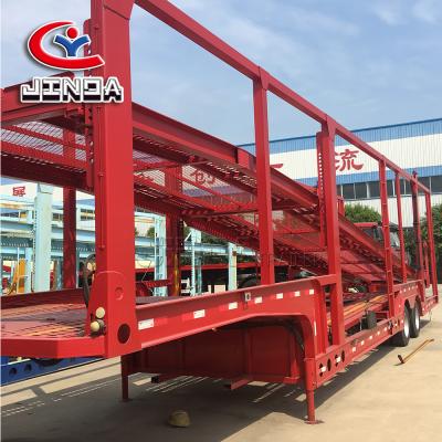 China Other china manufacturer 2 axle car carrier trailer 50T transport 7 acr double tire car carrier trailers single carrier semi trailer sale for sale