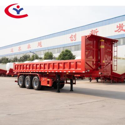 China Other China JINDA Factory 35cbm Tipper Trailer 3 Axle Dump Trailer 60Ton Hydraulic Dump Semi Trailer For Sale for sale