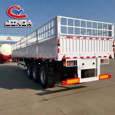 China China Quality Trailer CMIC Truck 50 Ton Barrier Stake Cargo Semi Trailer Hot Selling Trailer Manufacturer Factory in Uzbekistan for sale