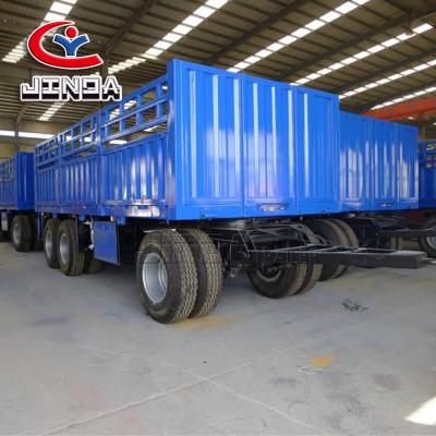 China Factory 3 Axle Side Wall Trailer Small Truck Trailer 15-20T Full Car Trailer Sale Cargo Loading Full Dump Tipper Trailer 2 Axle Car Trailer for sale