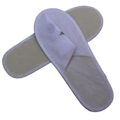 China Closed Toe Open Toe Flip Flops Cheapest Nonwoven Disposable Slippers For Hotel SPA Slippers for sale