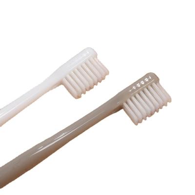 China Disposable Korean Japanese Minimalist Style Soft-Stiffened Wheat Straw Toothbrush Adult Toothbrush for sale