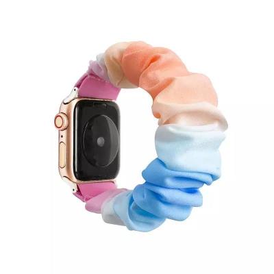 China New Simple Scrunchie Elastic Strap For Apple Watch Manufacturer 2021 Luxury Watch Bands for sale