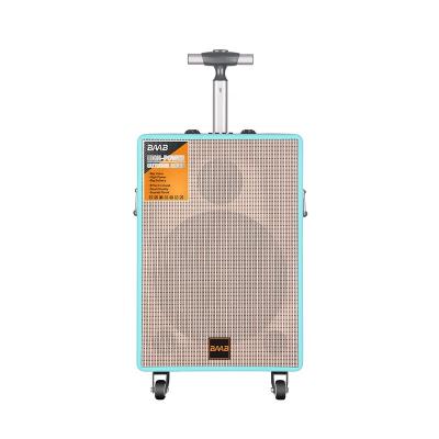 China B.V. 8 Running Karaoke Party Speaker Wireless With MIC 8 Inch PA Speaker Sound System Loudspeaker Karaoke Trolley Audio Partybox for sale