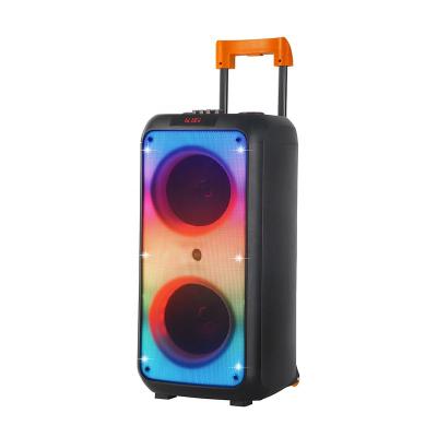 China LED Flashing Light Blue-tooth PA Stereo 8inch Single Sound Private Portable Portable Rechargeable PRO Outdoor Speaker for sale