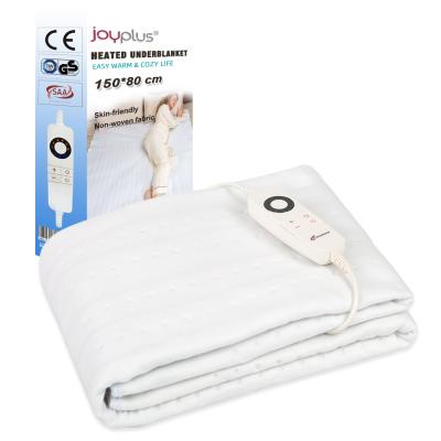 China Winter Removable Flannel Electric Blanket Controller 220V 150*80CM Electric Heated Blanket for sale