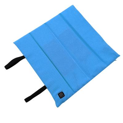 China Folded Outdoor Electric USB Heating Pad Winter Custom Colors Wireless Heating Cushion Car Pad for sale