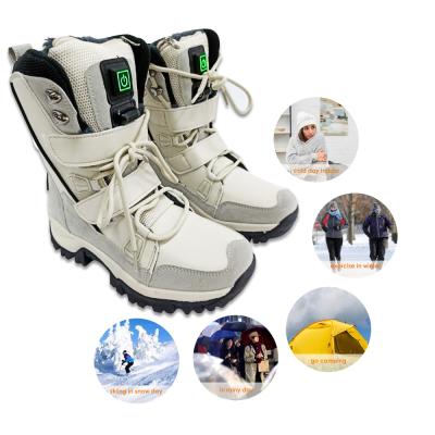 China Heating Usb Battery Boots USB Rechargeable Shock Absorption Electrically Waterproof Heated Shoes for sale