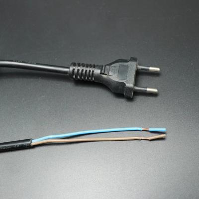 China BRAZIL 2 PIN MAINS CORD ZKB-1 2.5A/6A/10A/16A/20A HIGH QUALITY Industrial VDE CERTIFICATION for sale