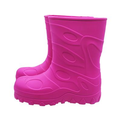 China Fashion Trend Factory Custom Waterproof Lighetweight EVA Rain Boots Manufacturer for sale